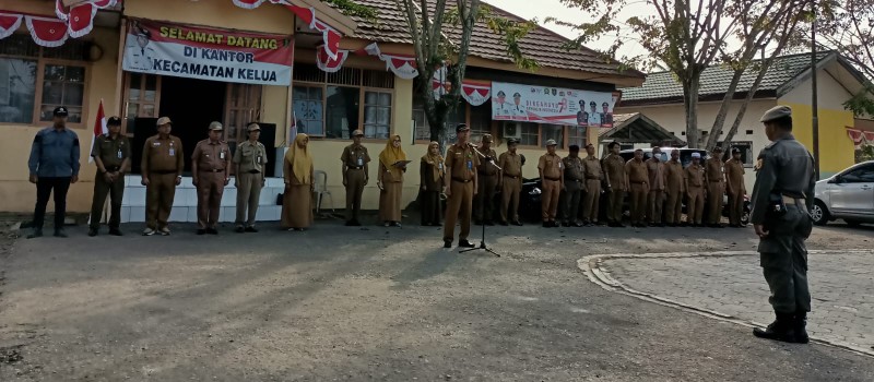 Apel Pagi Gabungan Lingkup Pemkab Tabalong 21 Agustus 2023
