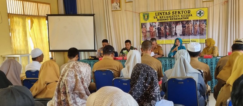 Rapat Koordinasi Lintas Sektor Tingkat Kecamatan Kelua Bidang Kesehatan