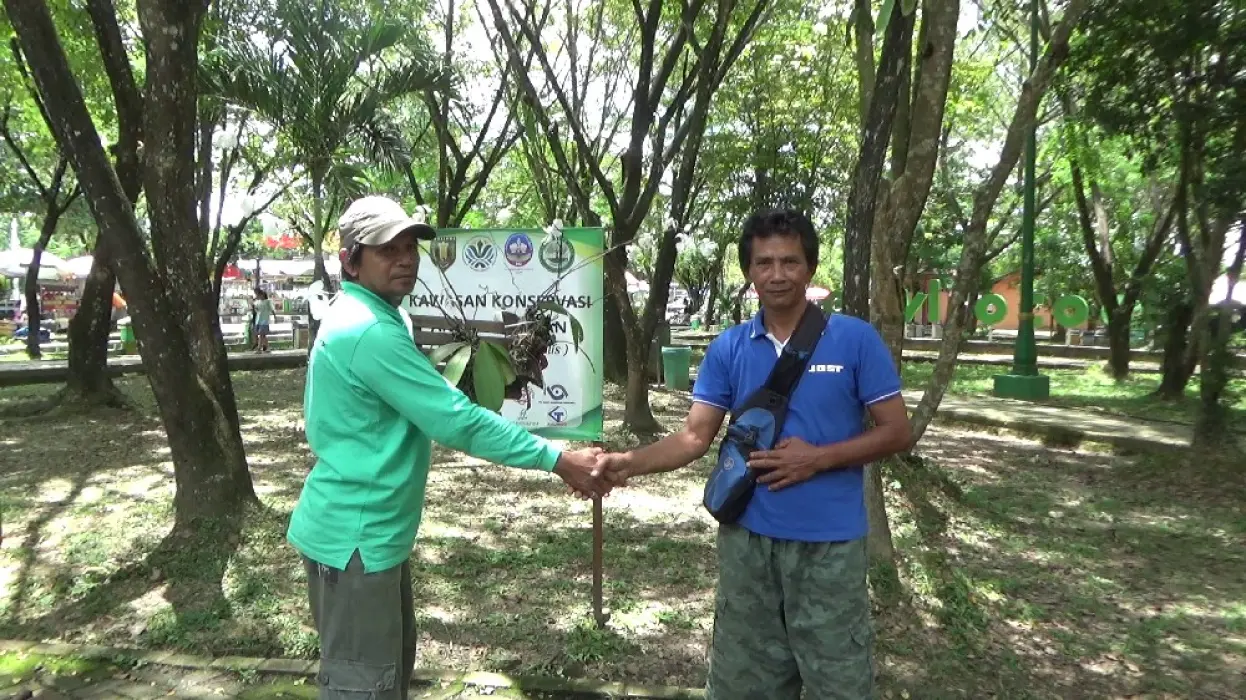 Konservasi Anggrek di Tanjung Bersinar Park Disambut Baik Masyarakat