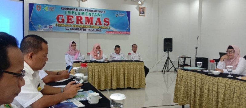 Acara Koordinasi dan Pendampingan Implementasi GERMAS (Gerakan Masyarakat Hidup Sehat) di Hotel Aston Tanjung.