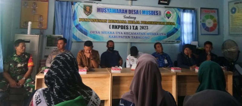 Musdes Penyusunan RKPDES TA 2023 Desa Muara Uya