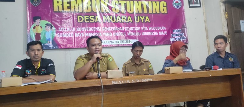 Rembuk Stunting di Desa Muara Uya