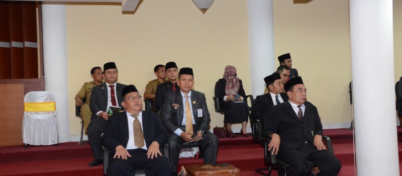 Menghadiri Kegiatan Sidang Paripurna DPRD Kab. Tabalong.Senin, 27 Maret 2023
