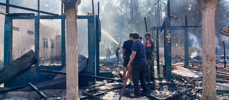 Telah terjadi Kebakaran di Desa Kupang Nunding