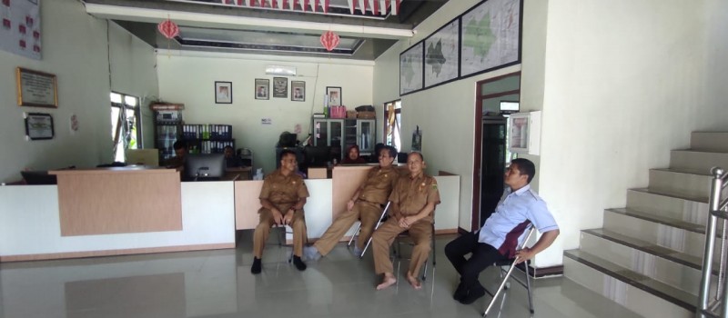 Monitoring sekaligus pembinaan di Desa Binjai.