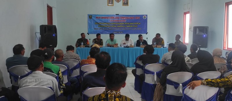 Musrenbang Desa Uwie, 20 Juli 2024