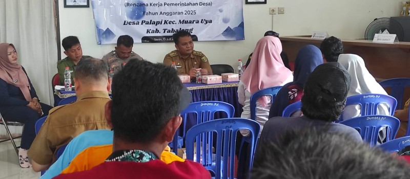 Musdes di Desa Palapi
