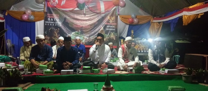 Pembukaan Acara Sedekah Bumi Desa Simpung Layung