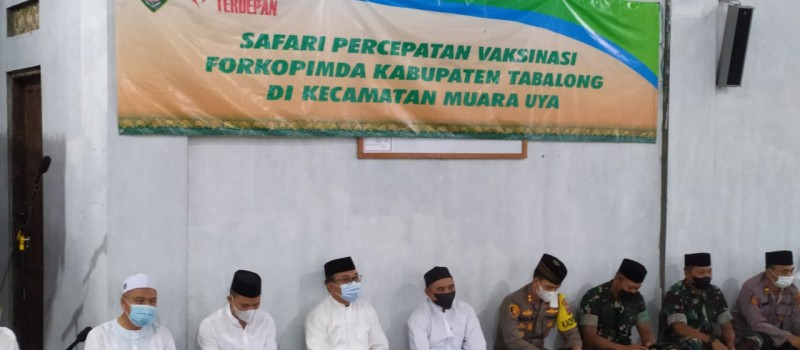 GIAT SAFARI RAMADHAN DANRAMIL DAN PERCEPATAN VAKSINASI FORKOPIMDA TABALONG