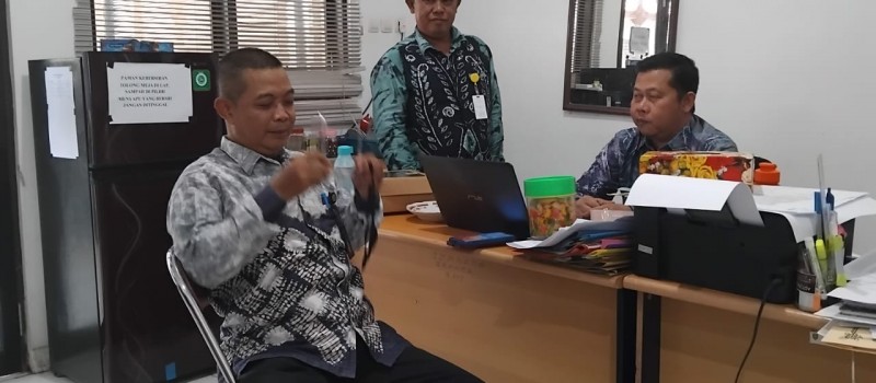 Mengantar Berkas ke DPMD Kab. Tabalong