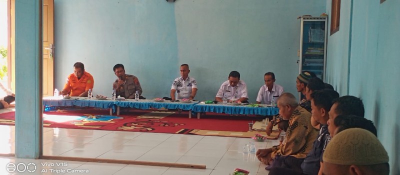 Rapat Evaluasi tindak lanjut pencarian warga Pasar Batu