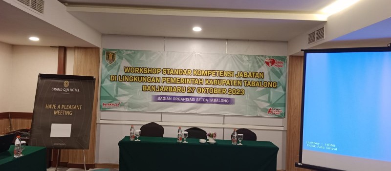 workshop standar kompetensi jabatan di lingkungan pemerintahan kabupaten tabalong