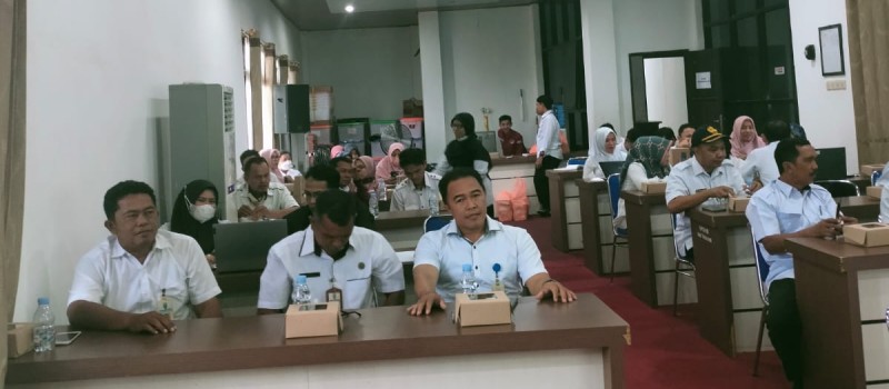 Menghadiri acara Sosialisasi pelaksanaan inventarisasi barang milik daerah di aula BPKAD kab.  Tabalong