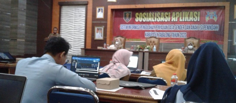 Sosialisasi Aplikasi Sipenindak Kabupaten Tabalong Tahun 2022