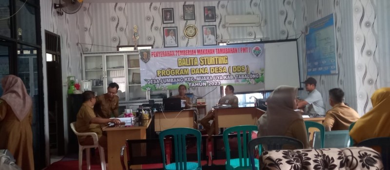 Pembinaan lomba Desa di desa Lumbang