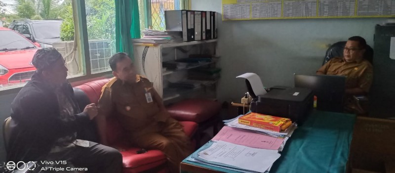 Kunjungan Ketua LPTQ Muara Uya Ustadz Mansur