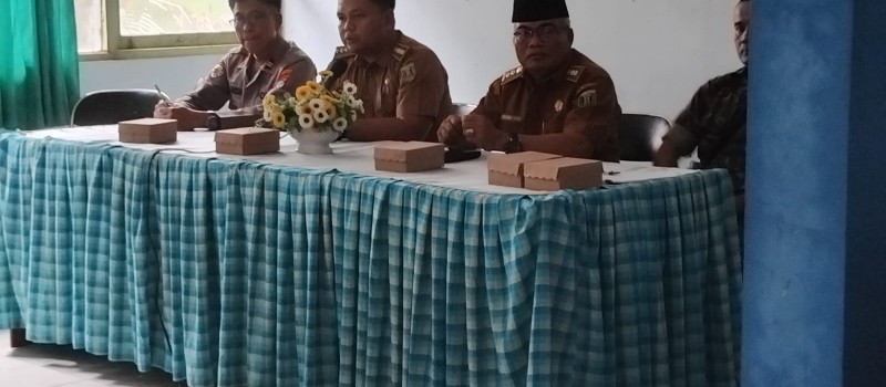 Rapat Koorxinasi Pemantanpan Oanhut RI ke 79 di Aula Kecamtan Muara Uya