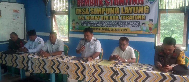 Rembuk stunting di Desa Simpung Layung ,  05 Juni 2024