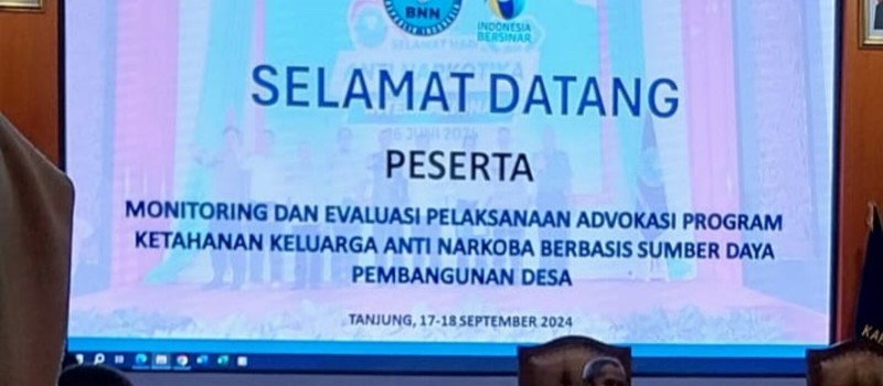 Monitoring dan Evaluasi Pelaksanaan Advokasi Program Ketahanan Keluarga Anti Narkoba