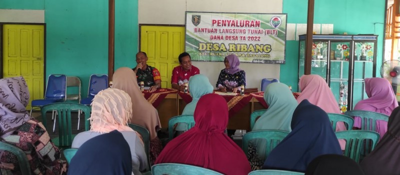 Penyaluran Bantuan Langsung Tunai (BLT)