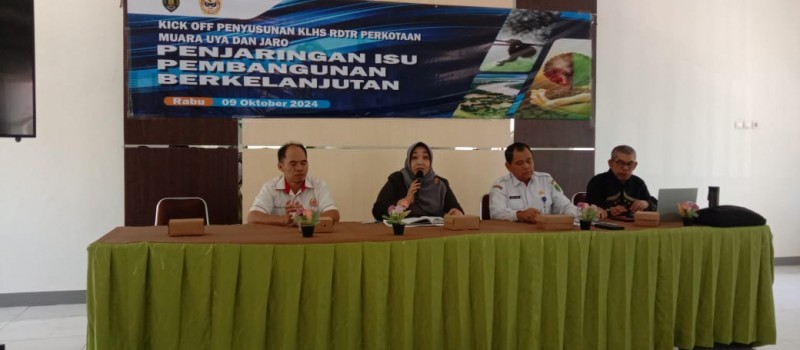 Menghadiri undangan  FGD I KLHS RDTR Perkotaan Muara Uya dan Jaro