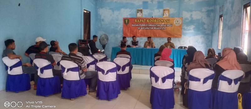 Rapat Koordinasi Badan Permusyawaratan desa ( BPD ) se Kecamatan Muara Uya