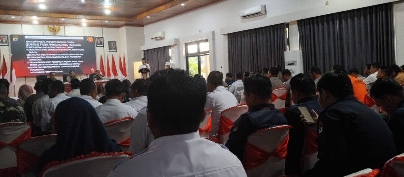 Rapat Koordinasi  Eksternal Operasi Kepolisian Kewilayahan Mantap Praja Intan 2024 Polres Tabalong