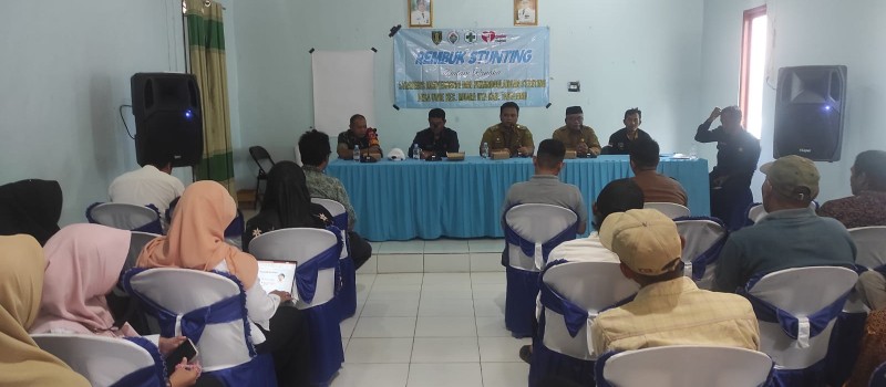Rembuk stunting di Desa Uwie, 3 Juni 2024