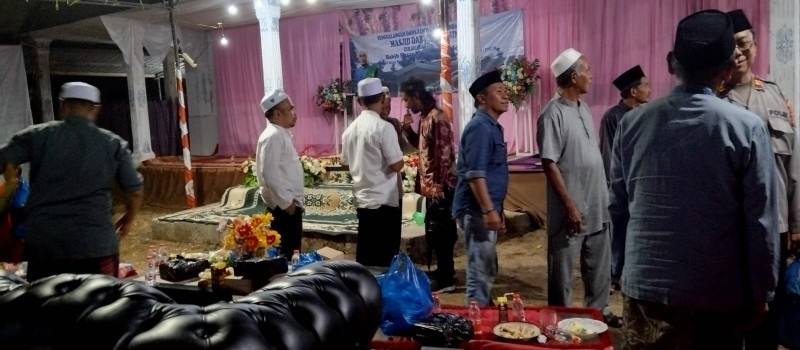 Penggalangan dana untuk masjid di Tohe Kampung Desa Pasar Batu Kec. Muara Uya