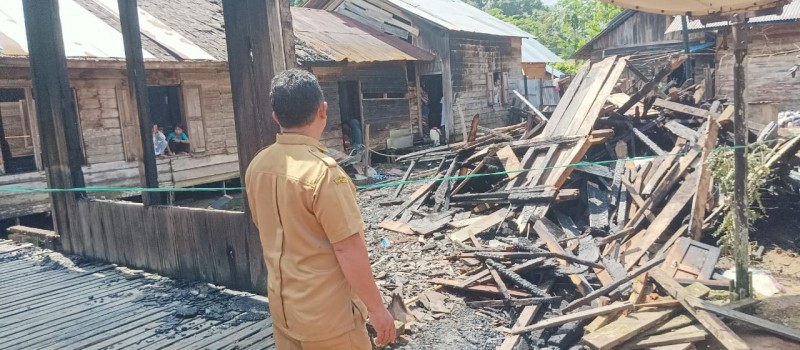 Giat sosial monitoring kebakaran di desa Binjai Rt 01