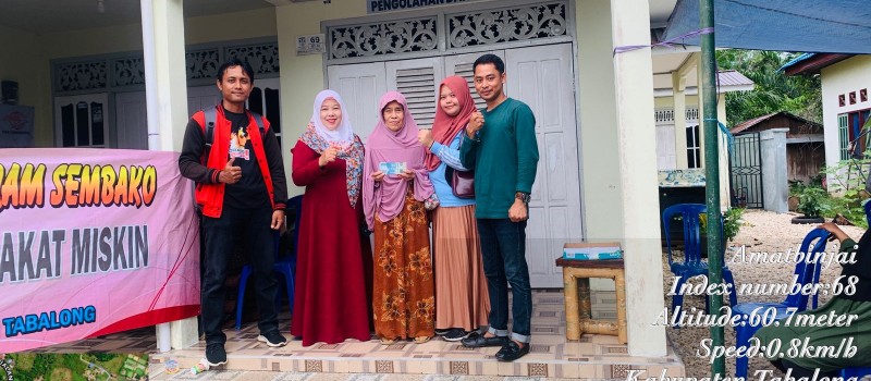 Penyerahan bantuan BPNT, PKH dan BLT BBM hari ke 2. Desa Simpung layung dan Lumbang