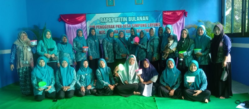 Rapat Rutin Bulanan Desa Simpung