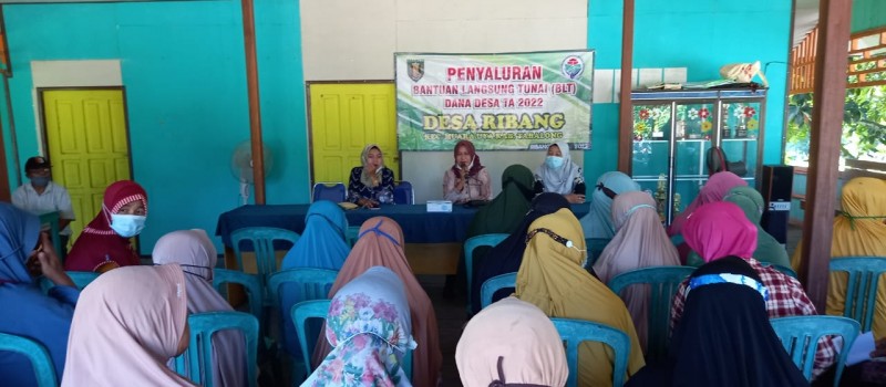 Penyaluran Bantuan Langsung Tunai (BLT) Desa Ribang