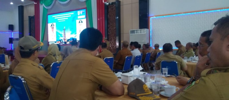 Rapat pertemuan Bulanan Pemerintah Kab. Tabalong