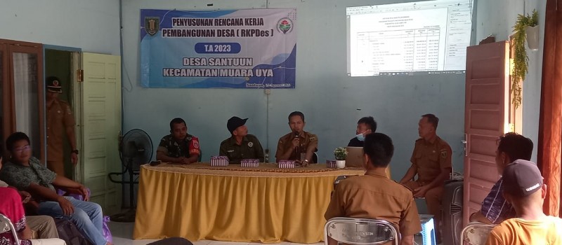 Penyusunan Rencana Kerja pembangunan Desa (RKPDes) Santuun