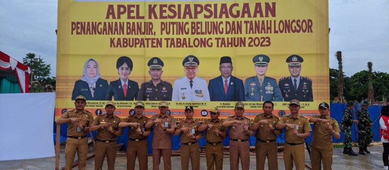 Menghadiri Undangan Apel Kesiapsiagaan Penanganan Bencana Banjir, Angin Puting Beliung dan Tanah Longsor Di Kabupaten Tabalong Tahun 2023