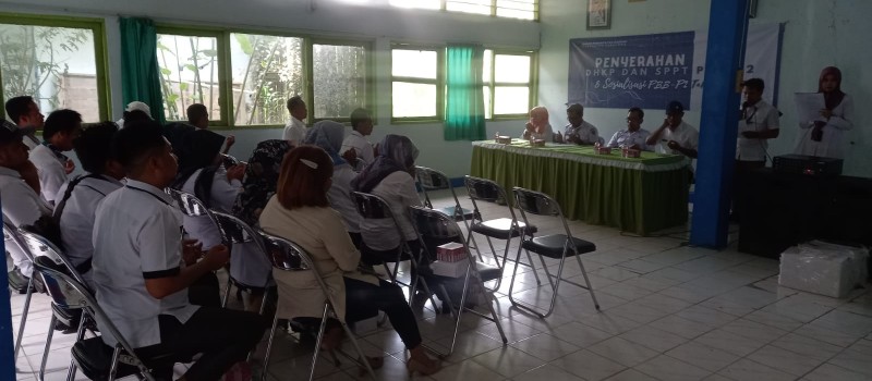 Penyerahan DHKP, SPP-P2 dan Sosialisasi PBB-P2 Tahun 2023 Kec. Muara Uya.