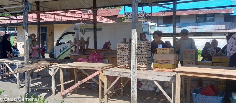 Oprasi Pasar Murah Sembako Pasar Muara Uya