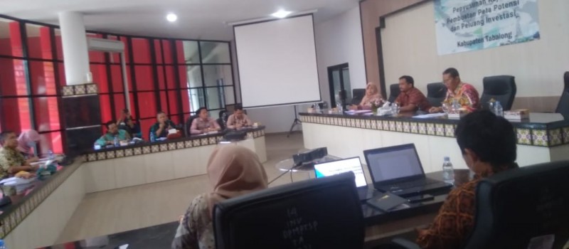 Paparan Penyusunan Kajian Pembuatan Peta Potensi dan Peluang Investasi Kabupaten Tabalong