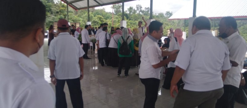 Kunjungan ke Pasar Agribisnis Desa Kembang Kuning Kecamatan Haruai