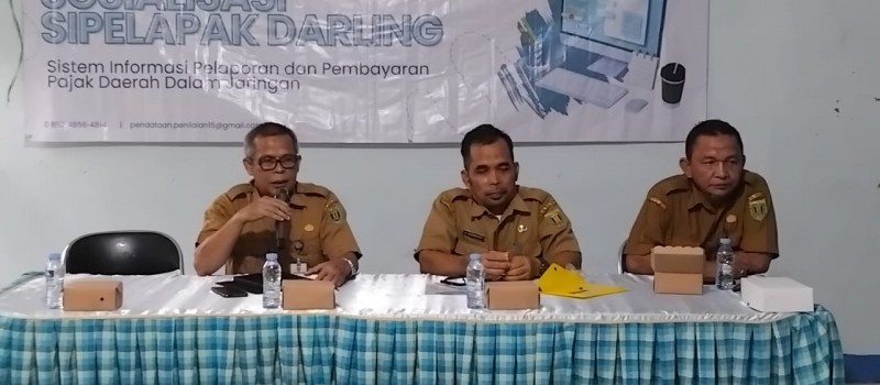 Sosialisasi Pembayaran dan Penyetoran serta Pelaporan Pajak online e SPTPD