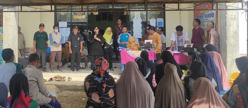 Kegiatan Jempot Bola Pelayanan Adminduk Desa Binjai
