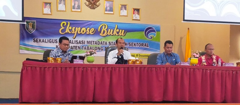 Ekspose Buku dan Sosialisasi Metadata Statistik Sektoral Kabupaten Tabalong 2022
