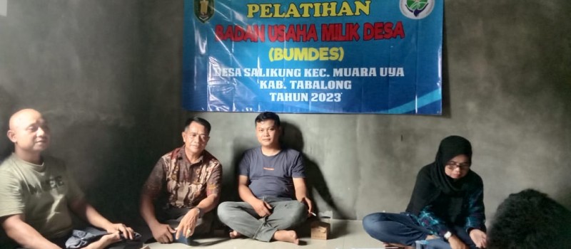 Pelatihan Bumdes di  Desa Salikung