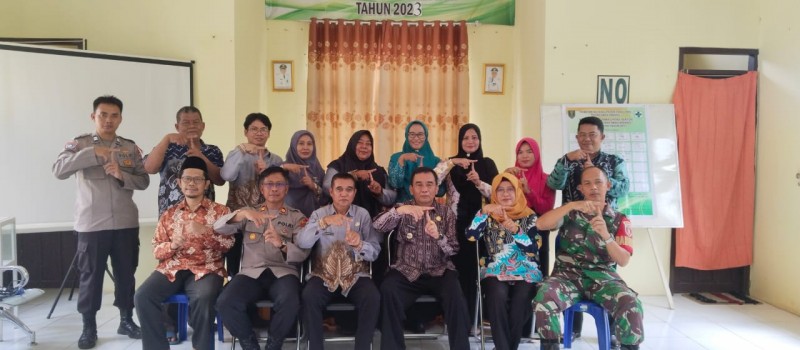 Menghadiri Rapat Lintas Sektor Puskesmas Ribang Tahun 2023