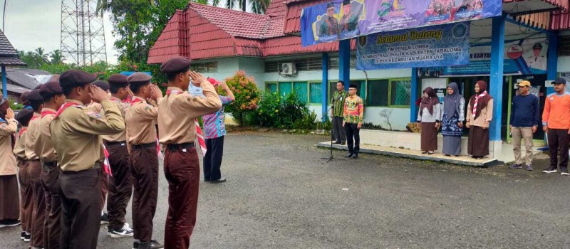 Apel Pagi Sekaligus pelepasan Kegiatan Perkemahan Pramuka Lt 3