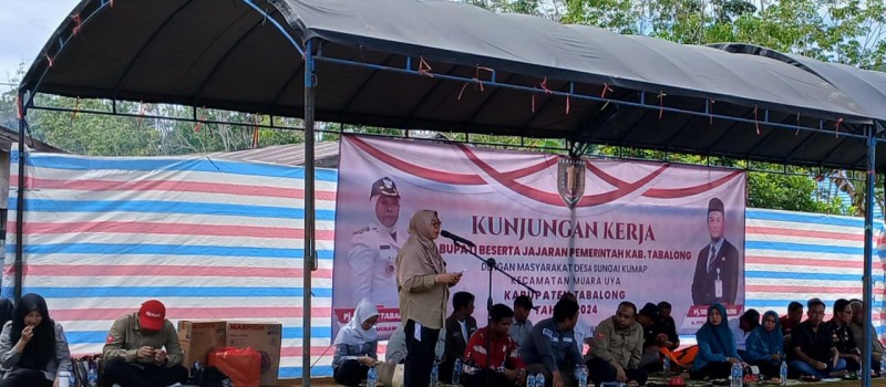 Kunjungan kerja Bupati Beserta jajaran Pemerintah Kab. Tabalong