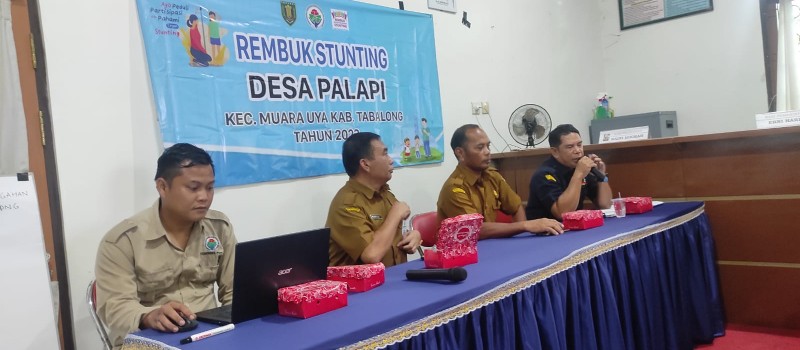 rembuk stunting Desa Palapi