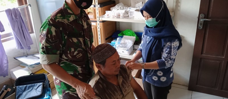 GIAT VAKSINASI COVID-19 PUSKESMAS DESA RIBANG