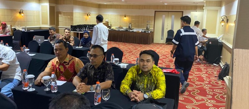 Menghadiri Bimtek geospasial di grand Qin